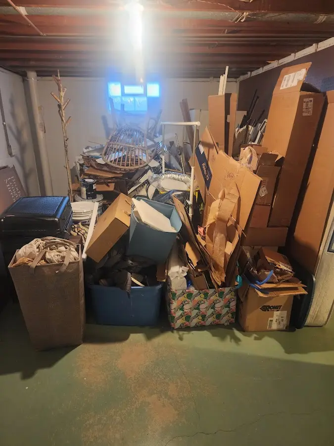 Roll-off dumpster container at job site for Roll Off Dumpster Rental in Windom